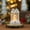White, variant on Christmas Snow Globe Night Light, Christmas Gift Box Snow Lantern, Glittering Lighted Christmas Tree Snowman Scene Xmas Decorations for Home Party, Green-2