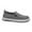 Grey, variant on XIMIN Mens Women's Loafers Slip On Low Top Solid Color Canvas Sneakers Casual Boat Shoes Walking Flats Breathable Comfortable Shoes (8, Black)