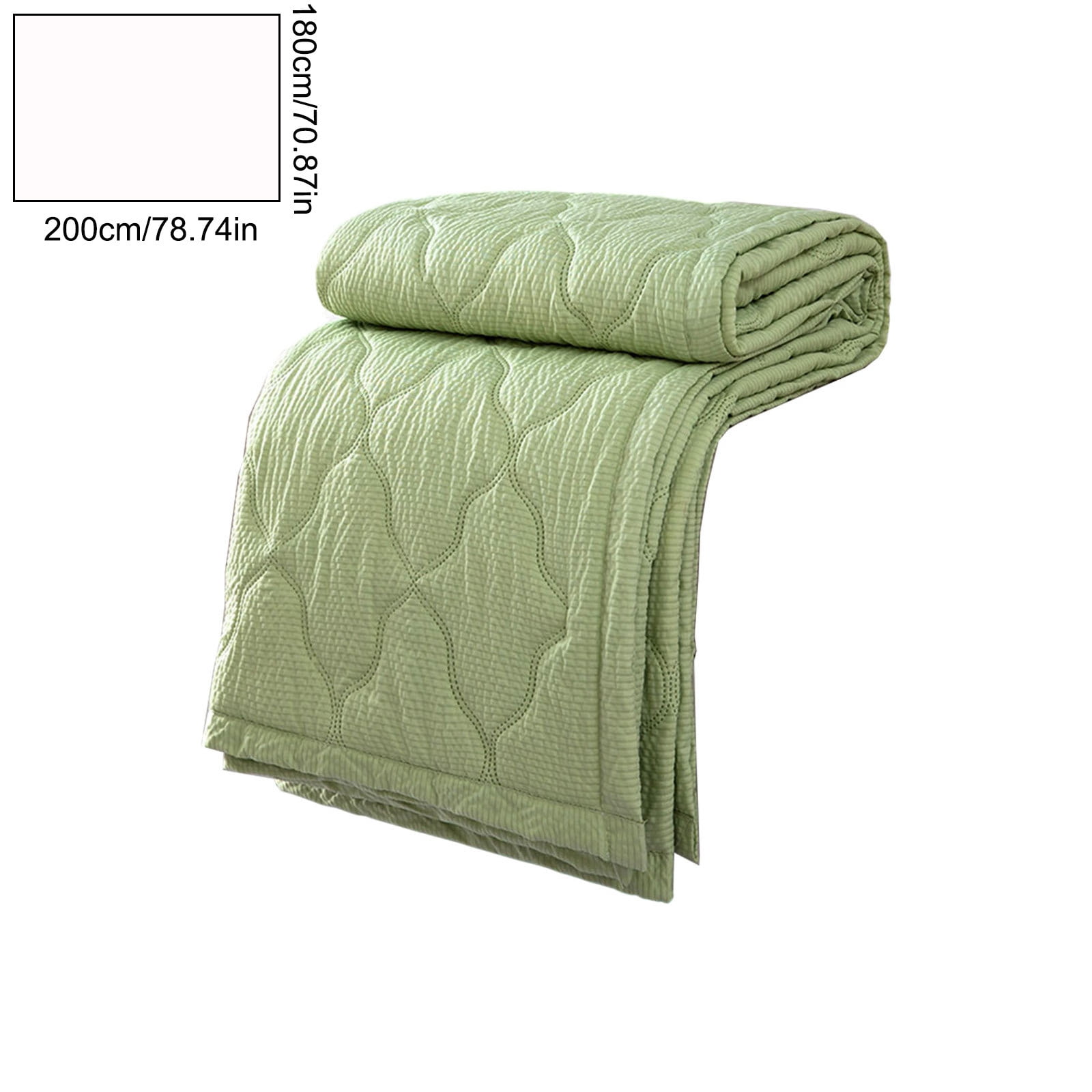 Hiroekza Quilts For Full Bed, Full Size Quilt, Ultra Soft Cotton Quilt for Spring Summer, Washable Solid Color Quilt for Home Dormitory