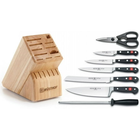 - Wusthof Classic 8-piece Knife Block Set