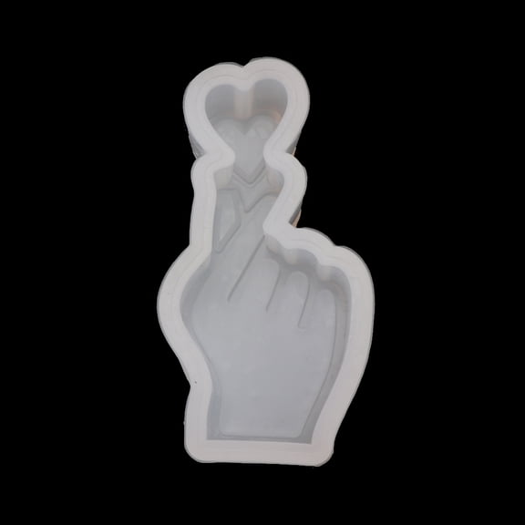 Love Heart Hand Epoxy Resin Silicone Mold Soap Cake Jewelry Making