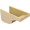 thumbnail image 5 of 12"W x 24"D x 12"H Wide Van Buren Rough Cedar Woodgrain TimberThane Corbel, Primed Tan, 5 of 6
