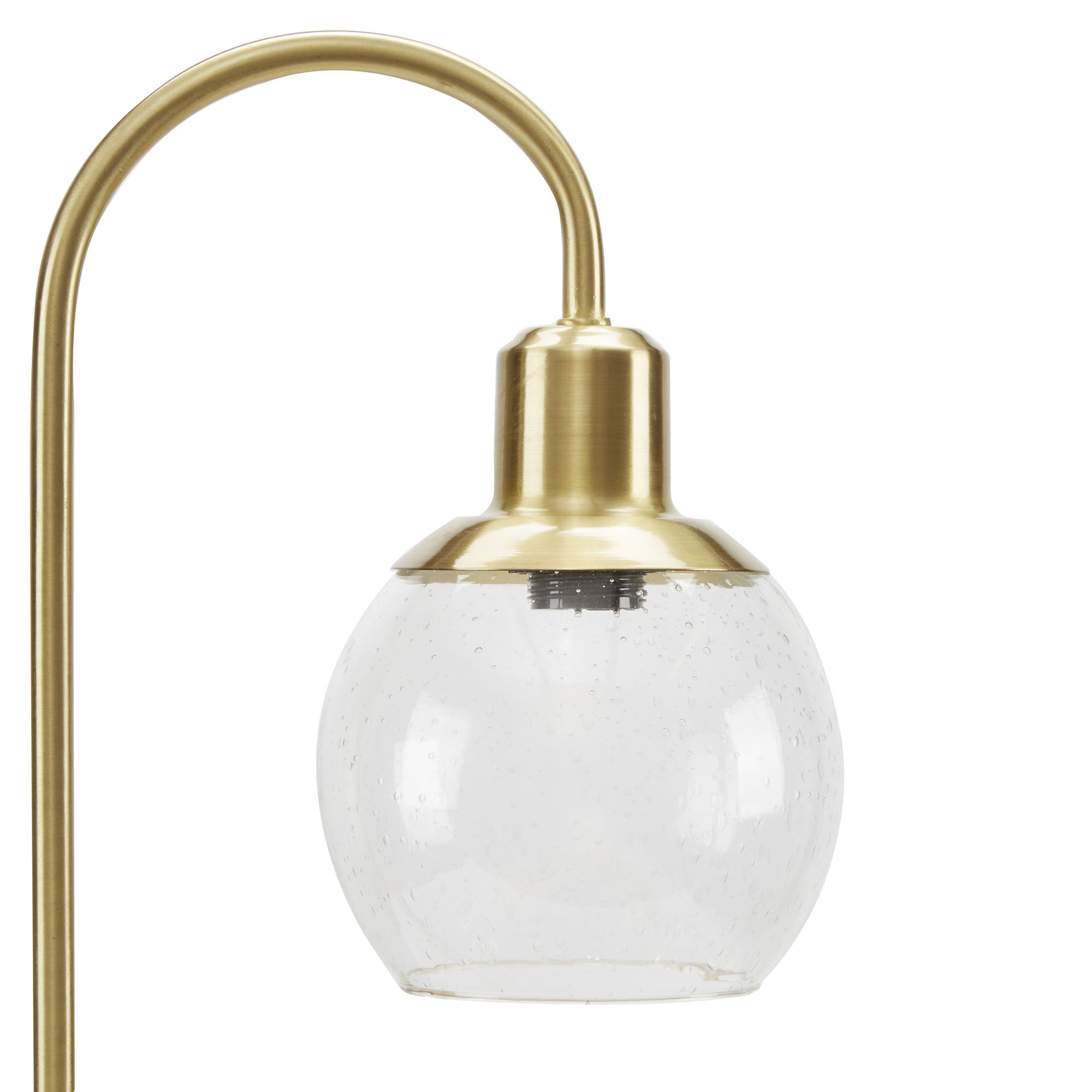 Better Homes & Gardens Real Marble Table Lamp, Brushed Brass Finish - image 2 of 5