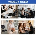 thumbnail image 4 of Adjustable Saddle Stool Chairs with Back Support Ergonomic for Medical Clinic Studio Salon Office and Home (Black), 4 of 9