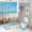 color-2, variant on Sunshine Beach Starfish Shower Curtain Waterproof Bathroom Curtain Set with Hooks Home Decor Bathroom Curtains