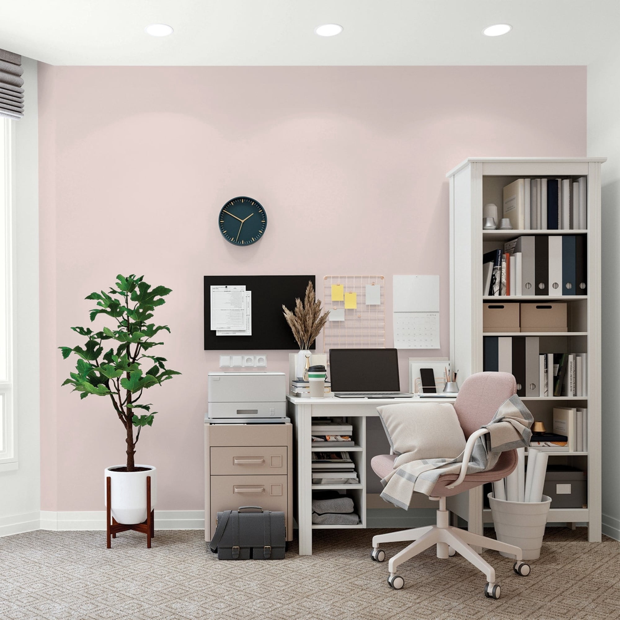 Glidden One Coat Interior Paint and Primer, Romeo / Pink, 1 Quart, Flat