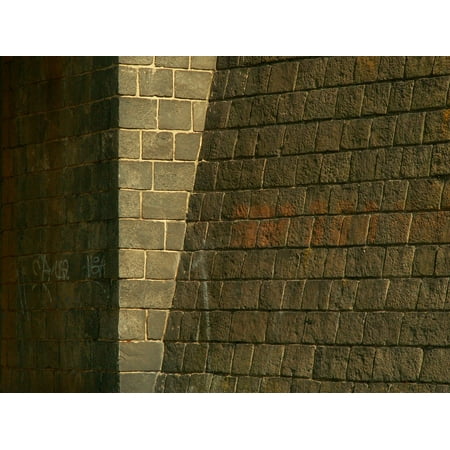 - LAMINATED POSTER Sun Concrete Wall Lines Stone Poster Print 24 x 36