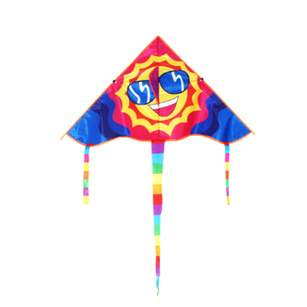 Huge 80cm Smile Face Single Line Novelty Expression Kites Children's Gift Toy  R 