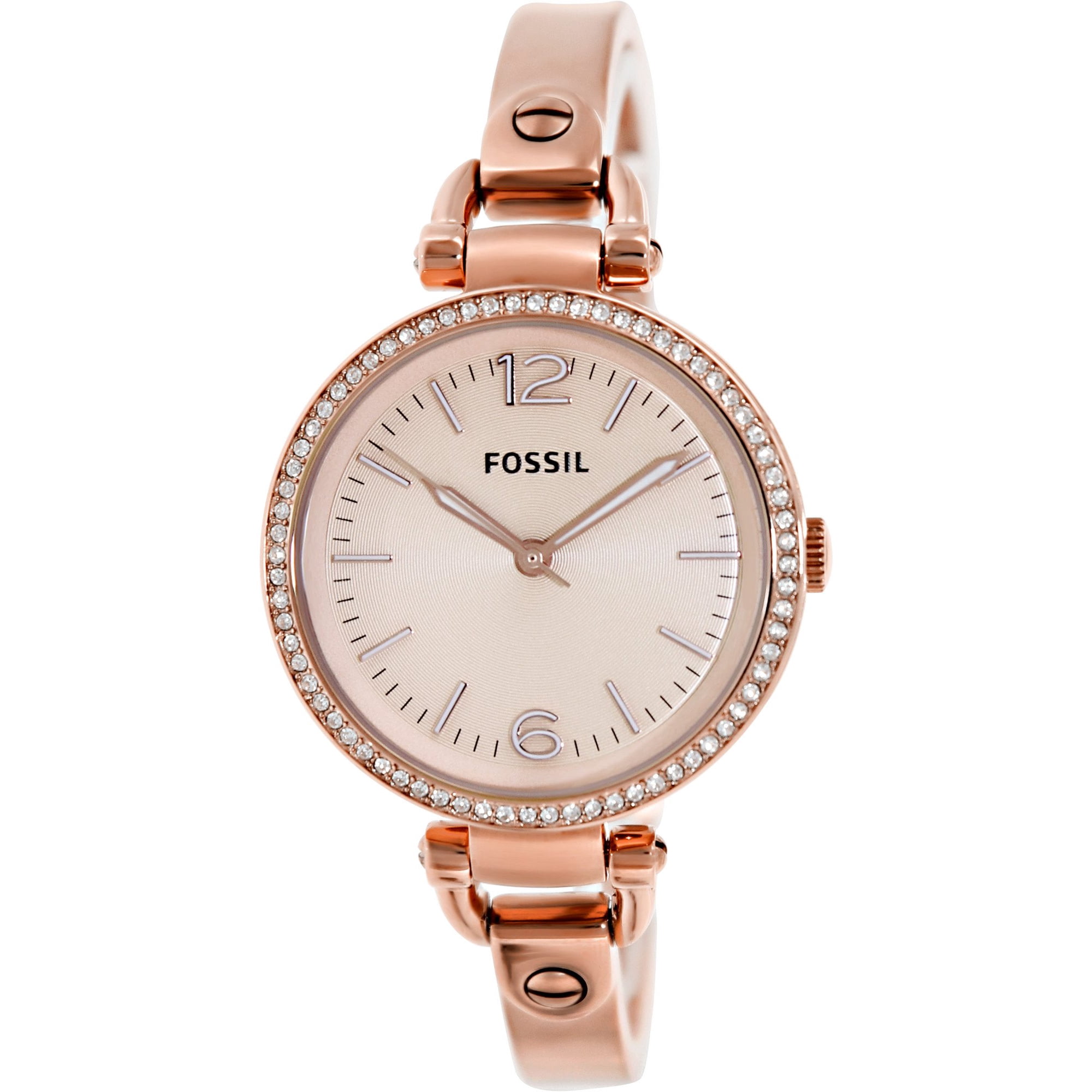Fossil georgia rose gold hotsell