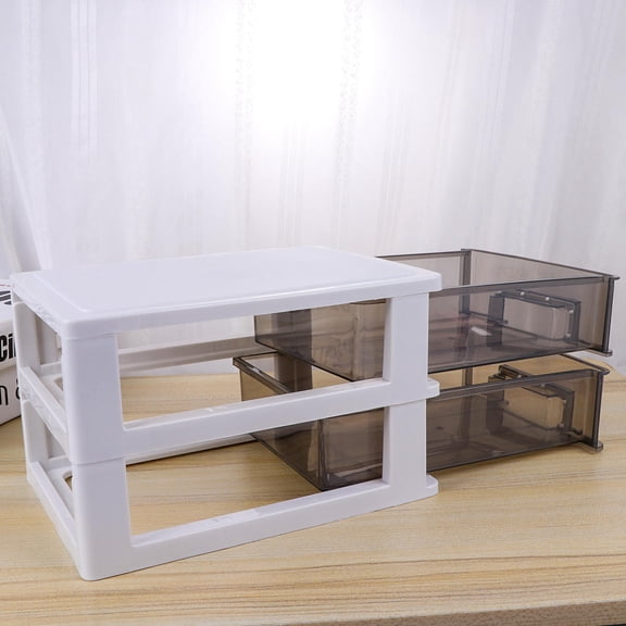 IBASETOY Storage Container With Drawers Drawer Type Closet PP 1Pcs