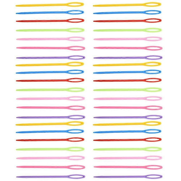 Knitting Needle Set Hand Sewing Needles For Beginners Assorted Color 1000Pack Smooth Handle