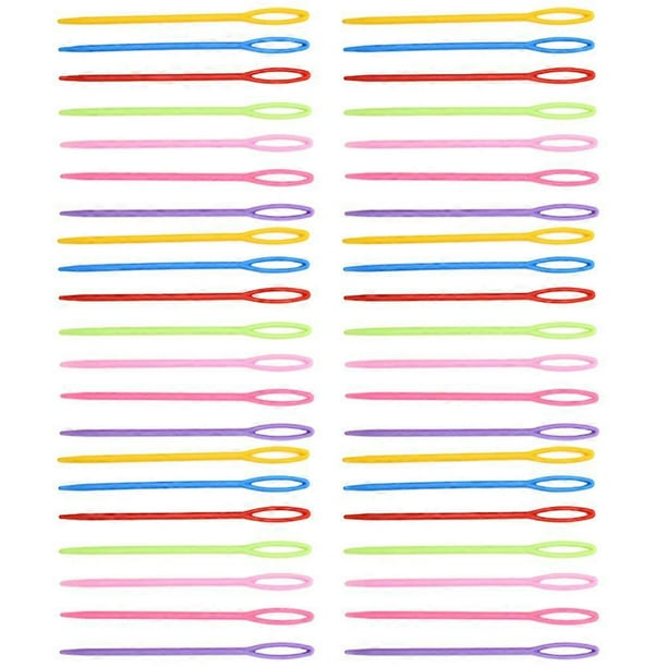 Knitting Needle Set Hand Sewing Needles For Beginners Assorted Color 1000Pack Smooth Handle