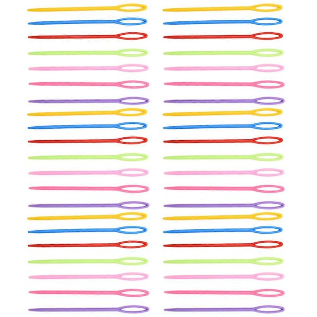 Knitting Needle Set Hand Sewing Needles For Beginners Assorted Color 1000Pack Smooth Handle