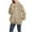 Khaki, variant on AherBiu Fleece Jacket Women Full Zip Winter Warm Soft Jackets Hooded Trendy Casual Coat with Pockets