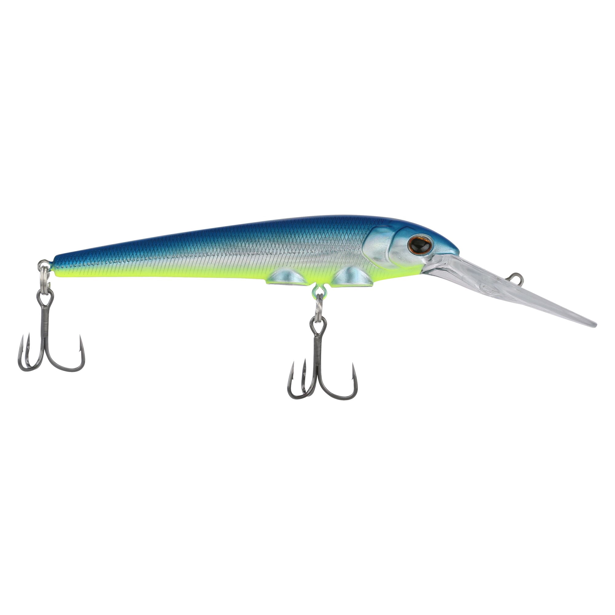 Berkley Deep Hit Stick, 3.75 in, Crankbaits, Blue Slime (1 Count)