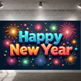 thumbnail image 4 of Festive Design Happy New Year Banner Colorful Decoration New Year Celebration for Party Celebration Indoor Decoration Event Decoration, 4 of 7