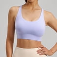 thumbnail image 5 of Gfyviroh Women's High Impact Sports Bra Cross Back Mesh Breathable No Underwire Bras Push Up Seamless Supportive Bra, 5 of 9