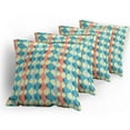 thumbnail image 5 of Ambesonne Abstract Throw Pillow Cover 4 Pack, Vintage Colors Fifties, 20", Multicolor, 5 of 7