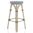thumbnail image 3 of Furniture of America Tropaz Set of 2 26-in Outdoor Metal Bar Stool, Gray, 3 of 8