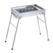 ALEKO GBBQ580 Lightweight Portable Foldable Stainless Steel Charcoal Barbecue Grill