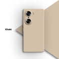 thumbnail image 1 of Original Basic Phone Case for Honor 60 Pro SE 60Pro 60SE 5G Trendy simplicity Classic Liquid Silicone Lens Protection Back Cover Khaki Honor 60 Pro, 1 of 6