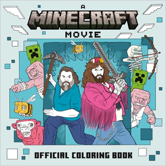 Pre-Owned A Minecraft Movie Official Coloring Book, 9780593972786, 0593972783, Paperback,