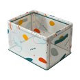 thumbnail image 1 of SMihono Closet Organizers and Storage for Clothes Steel Frame Sundries Book Storage Basket Desktop Cosmetics Storage Box Snack Storage Box Home Kitchen Storage Storage Trunks and Bag, 1 of 1