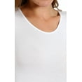 thumbnail image 3 of Miorre Basic Short Sleeve Body Suit, White, Small, 3 of 3