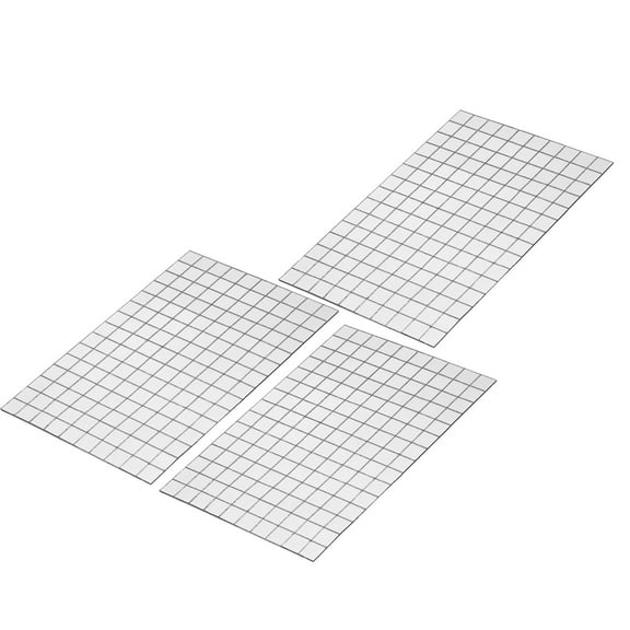 Mirror Mosaic Tiles, 450Pcs 10 x 10mm Square Glass Tiles Self-Adhesive Small Mirrors for Crafts (Silver)