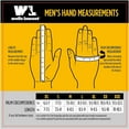 thumbnail image 4 of Wells Lamont Men's Cold Weather Latex Grip Work Gloves, Black, X-Large, 2 Pack, 4 of 5