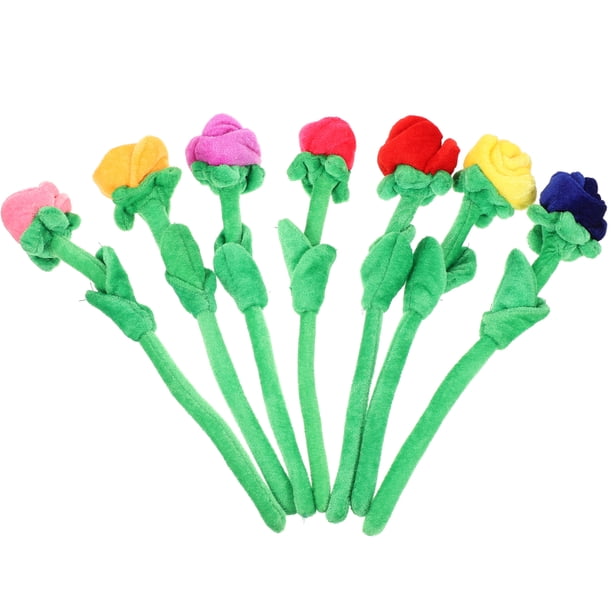 rosas de peluche de 30 cm, ramo de rosas de imitación, regalo de San Valentín para tu pareja (colores variados).