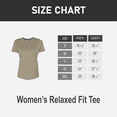 thumbnail image 2 of BELLA+CANVAS Women Relaxed Fit Triblend Tee, Short Sleeve Crew Neck Shirt, Olive Triblend, M, 2 of 5