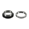 thumbnail image 5 of Uxcell G1 Female 1.42" Male Stainless Steel Bulkhead Fitting with Silicone Gasket Silver Tone 2 Pack, 5 of 5