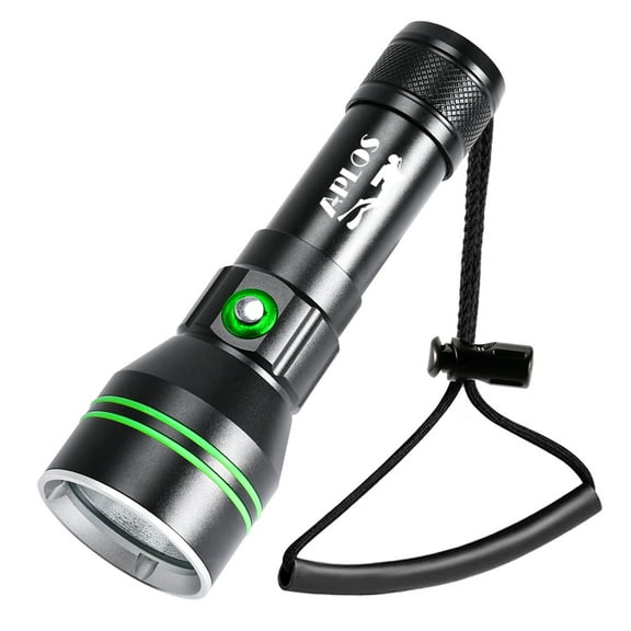 APLOS AP50 Scuba Diving Flashlight, 5000lm, Waterproof 110m Dive Light