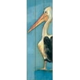 thumbnail image 2 of Marrott, Stephanie 7x14 Black Ornate Wood Framed with Double Matting Museum Art Print Titled - Pelican, 2 of 4