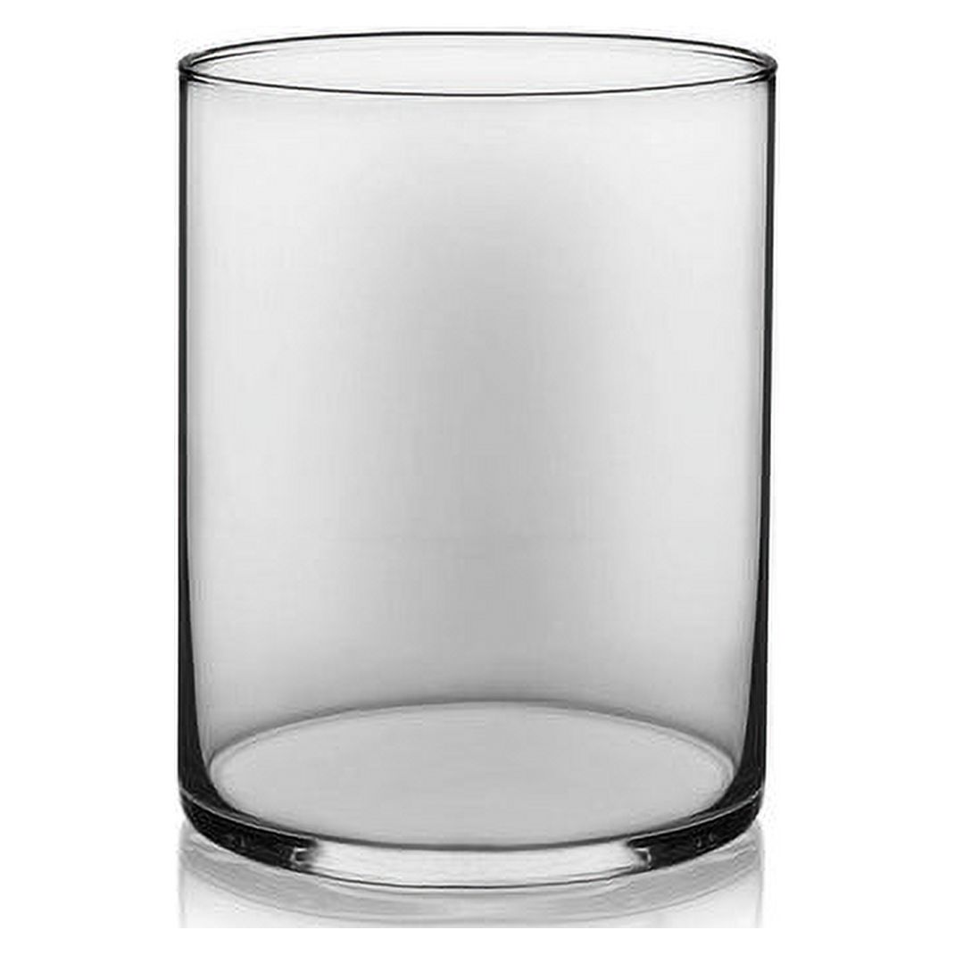 Libbey Clear Glass 8" H Wide Cylinder Floral Vase - image 4 of 4