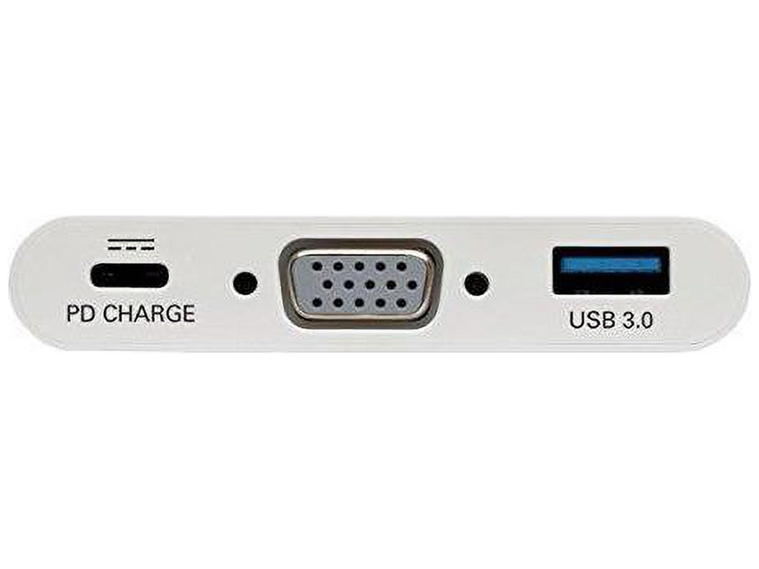Tripp Lite USB C to VGA Multiport Adapter w/ PD Charging USB Type C to VGA (U444-06N-VU-C) - image 2 of 18