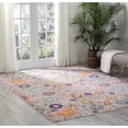 thumbnail image 3 of 8â€™ x 10â€™ Gray and Pink Distressed Area Rug, 3 of 5
