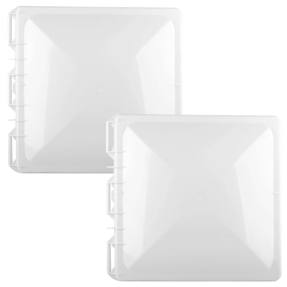 Podoy Lot de 2 Couvercles/couvercle d'Aération de Caravane 13 Pouces x 13 Pouces, Remplacement Universel de Couvercle d'Aération de Toit de Remorque - Accessoires pour VR pour Caravane Remorque Autocaravane