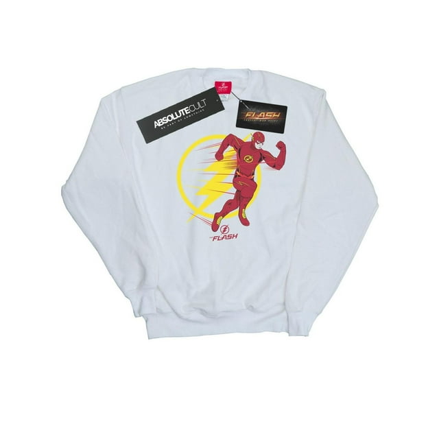 DC Comics Chandail Molletonné à Emblème de Course The Flash pour Filles