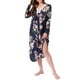 thumbnail image 2 of INSPIRE CHIC Camisones de flores para mujeres, mumu, con mangas largas, vestidos de casa, pijamas, nighshirts 2XL Azul, 2 of 6