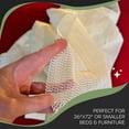 thumbnail image 4 of Nevlers Twin Size Anti-Slip Mattress Gripper Pad - 36" x 72" | Prevent Mattresses & Toppers from Slipping | Durable Gripper Pad | Versatile Grip Mats, 4 of 9