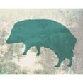 thumbnail image 3 of Tenoever, William 24x20 Black Modern Framed Museum Art Print Titled - Color Mood-Javelina 2, 3 of 5