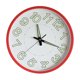 thumbnail image 2 of Reloj de pared de plástico luminoso, reloj de cuarzo fácil de leer, reloj de pared redondo luminoso, tiempo preciso, duradero para la escuela, 2 of 8