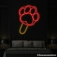 thumbnail image 3 of Glowneon Ice Cream Pet Paw Neon Sign, Ice Cream Led Sign, Ice Cream Shop Decor, Coffee Shop Decor, 3 of 5