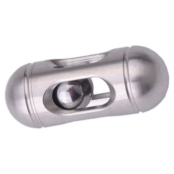 Bewildely Fidgets de metal Juguetes Ocio portátil Antiestrés Fingertip Slider Bola magnética Juguete de descompresión de mano para Type2