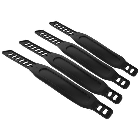Raindrops 2 Pairs Heavy Duty Cycle Pedal Straps Adjustable Pedal Straps Gym Exercise Straps Replacement Straps for Heavy Duty Stationary Accessories