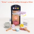 thumbnail image 2 of Cafetera de madera Playset PairPear, 13 piezas, juguete para niños, 2 of 7