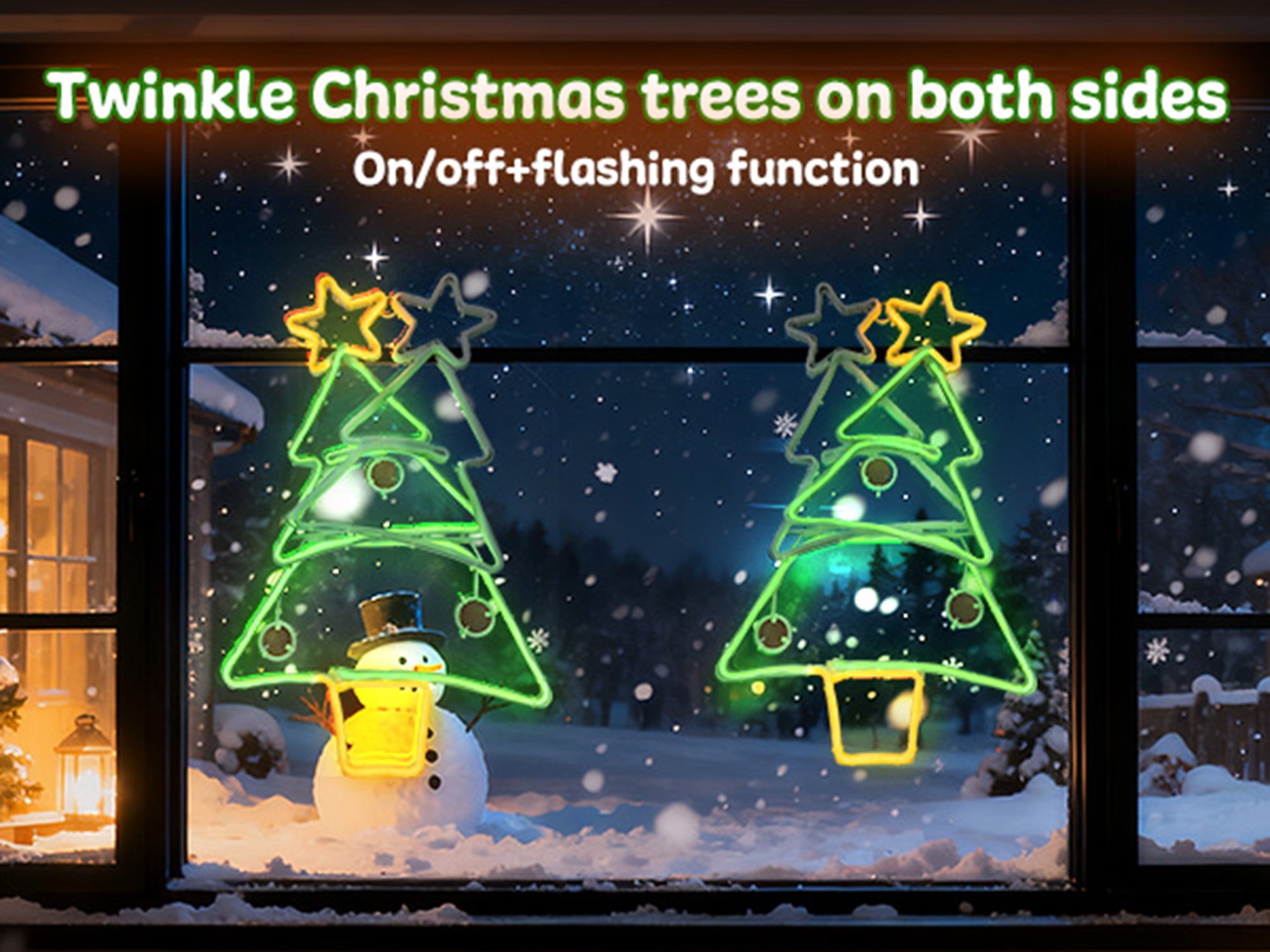Beatineon Swinging Christmas Tree Neon Sign, 23" Dynamic Wall Decor with 8H Timer & Speed Control, Indoor Holiday Light for Home Office Bar