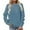 Z1-Blue, variant on Patlollav Women Round Neck Sweatshirt Long Sleeves Casual Shirts Color Crewneck Pullover Tunic Tops